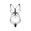 Боди Daring Intimates Strappy Body With Open Cups, черное - Фото №6