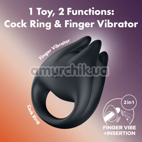 Клиторальный вибратор Satisfyer Perfect Pair 1, черный