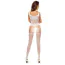 Комбинезон Passion Free Your Senses BS119, белый - Фото №2