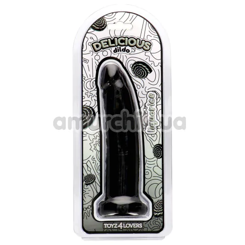 Фаллоимитатор с ароматом лакрицы Delicious Dildo Liquorice 19.5 см, черный