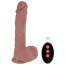 Вибратор с толчками, ротацией и подогревом Natural Play Thrusting Dildo with Swing Motion and Heating D6, телесный - Фото №1