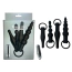 Набор анальных пробок с вибрацией Passion Play Vibrating Anal Training Set, черный - Фото №12