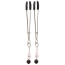 Зажимы для сосков Taboom Tweezers With Beads, серебряные - Фото №1