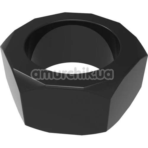 Эрекционное кольцо Get Lock Nust Bolts Cock Ring, черное