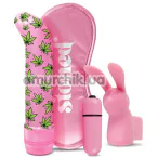 Набір секс іграшок Stoner Vibes Stash Kit Budz Bunny, рожевий - Фото №1