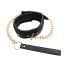Ошейник Fantasy Fetish Collar And Leash Luxury, черный - Фото №1