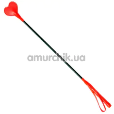 Стек DS Fetish Crop Heart, червоний - Фото №1