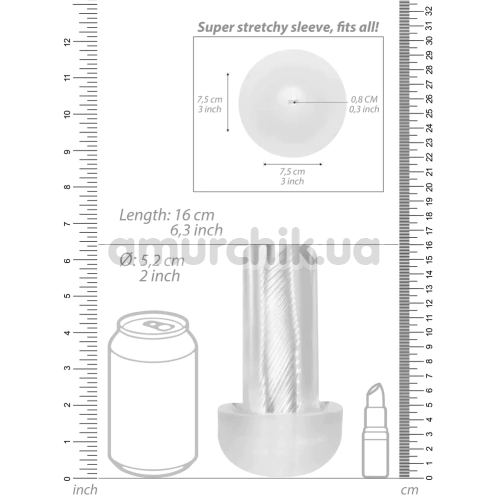 Вакуумна помпа Pumped Automatic Cyber Pump, прозора