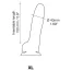 Фалоімітатор Strap-On-Me Sliding Skin Realistic Dildo XL, тілесний - Фото №6