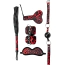 Бондажний набір Argus Toys Red Leopard Bondage Set, червоний - Фото №1