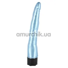 Вібратор Pearl Shine 9, блакитний - Фото №1