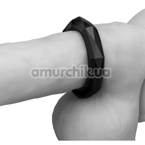 Эрекционное кольцо Power Plus Cock Ring Series LV1434, черное