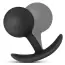 Анальная пробка Anal Adventures Platinum Silicone Vibra Plug 1.75, черная - Фото №2