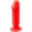 Анальна пробка з вібрацією Hot Storm Anal Slim Dildo M, червона - Фото №1