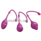 Набір вагінальних кульок LustGlider Kegel Ball Set, фіолетовий - Фото №1