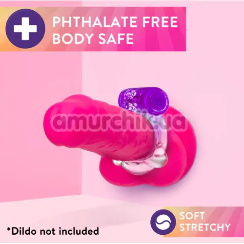 Віброкільце для члена Play With Me One Night Stand Vibrating C-Ring, фіолетове