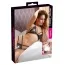 Комплект Cottelli Collection Lingerie 2211254 чорний: бюстгальтер + трусики-стрінги - Фото №7