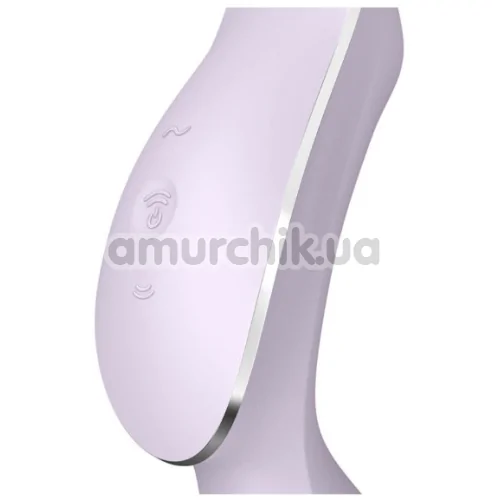 Симулятор орального сексу для жінок з вібрацією Satisfyer Curvy Trinity 2, фіолетовий