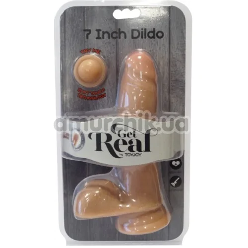 Фаллоимитатор Get Real Dual Density 7, телесный
