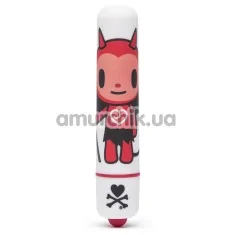 Кліторальний вібратор Tokidoki x Lovehoney Mini Vibe Diablo, білий - Фото №1
