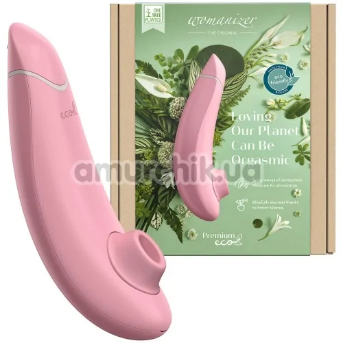 Симулятор орального сексу для жінок Womanizer The Original Premium ECO, рожевий