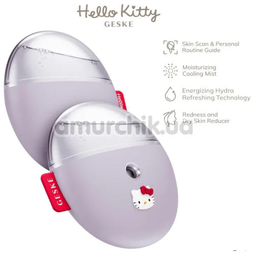 Увлажнитель для кожи лица Geske Facial Hydration Refresher 4 in 1 - Hello Kitty, сиреневый