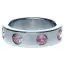 Ерекційне кільце з рожевими кристалами Boss Series Metal Ring Diamonds Large, срібне - Фото №4