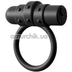 Виброкольцо для члена Control by Sir Richard's Vibrating Silicone C-Ring, черное - Фото №1