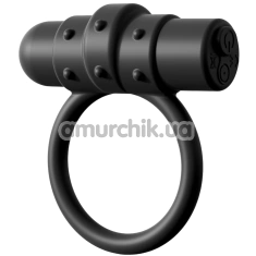 Виброкольцо для члена Control by Sir Richard's Vibrating Silicone C-Ring, черное - Фото №1