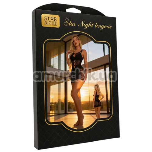 Платье Star Night Flirty Mini Dress, черное