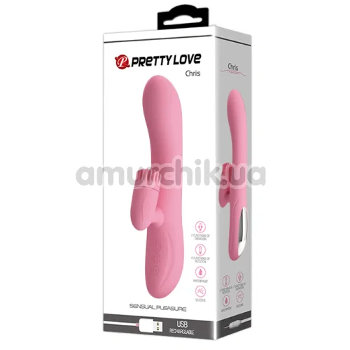 Вибратор Pretty Love Chris 067002, розовый