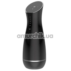 Мастурбатор з вібрацією і підігрівом Men's Play Vacuum Male Masturbator B6, чорний - Фото №1