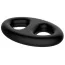 Ерекційне кільце Crazy Bull Super Soft Silicone Cock Ring овальне, чорне - Фото №3
