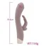 Вібратор 10 Modes Rabbit Vibrator PL-V10030, рожевий - Фото №5