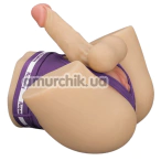 Мастурбатор з фалоімітатором і вібрацією Lovetoy Streetgirl's With Dildo, тілесний - Фото №1