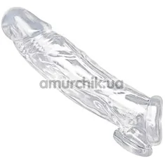 Насадка на пенис Size Matters Realistic Clear Penis Enhancer, прозрачная - Фото №1