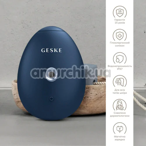 Увлажнитель для кожи лица Geske Facial Hydration Refresher 4 in 1 Oval, синий