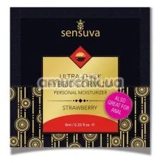 Лубрикант Sensuva Ultra-Thick Hybrid Formula Strawberry - клубника, 6 мл - Фото №1