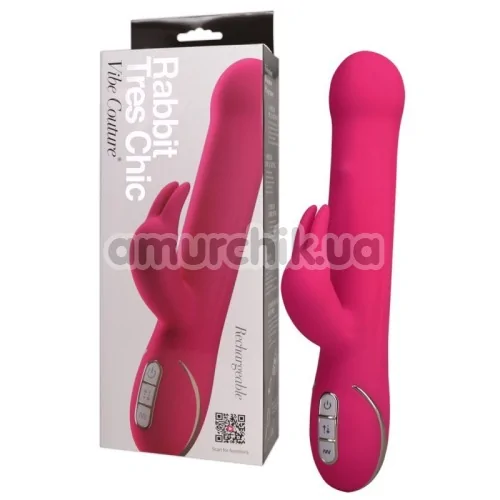 Вибратор Vibe Couture Rabbit Tres Chic, розовый
