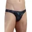 Трусы-стринги мужские Herren Riostring Tiger, черные - Фото №1