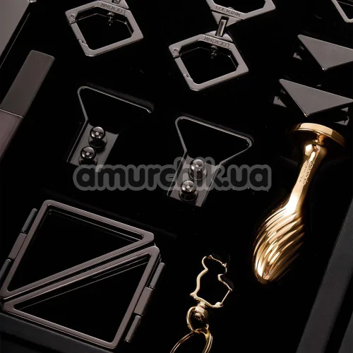 Бондажный набор Lockink All-in-1 BDSM Play Kit, черный