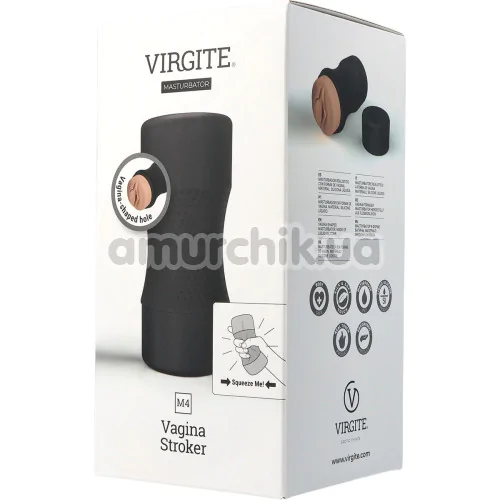 Мастурбатор Virgite Vagina Stroker M4, телесный