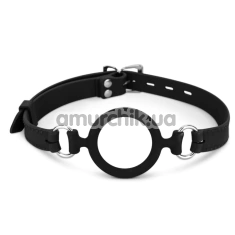 Кляп Bedroom Fantasies Silicone O-Gag, чорний - Фото №1