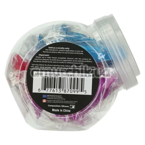 Набір фалоімітаторів Addiction Silly Willy, різнокольоровий