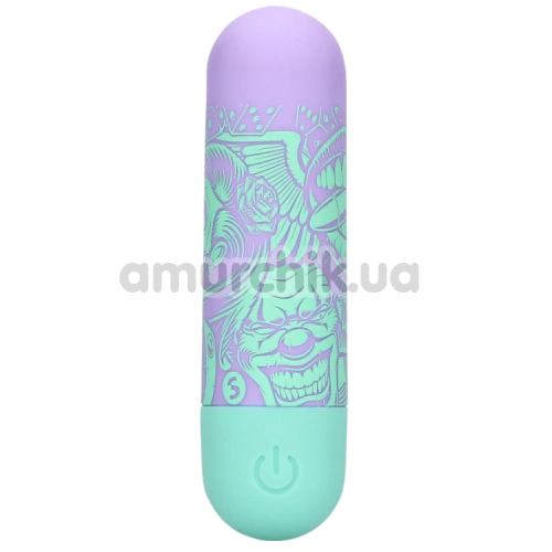 Кліторальний вібратор Shots S-Line Sweet Vibrating Pussy Bullets Lip Off Some Steam, бузковий - Фото №1