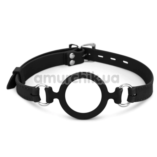 Кляп Bedroom Fantasies Silicone O-Gag, черный - Фото №1