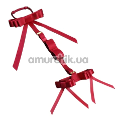Бондажный набор Upko Bowknot Hogtie Portable Bondage Gear, красный - Фото №1