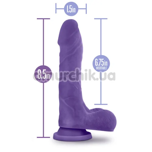 Фалоімітатор Au Naturel Bold Thrill 8.5 Inch, фіолетовий