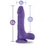 Фалоімітатор Au Naturel Bold Thrill 8.5 Inch, фіолетовий - Фото №3