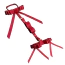 Бондажный набор Upko Bowknot Hogtie Portable Bondage Gear, красный - Фото №1